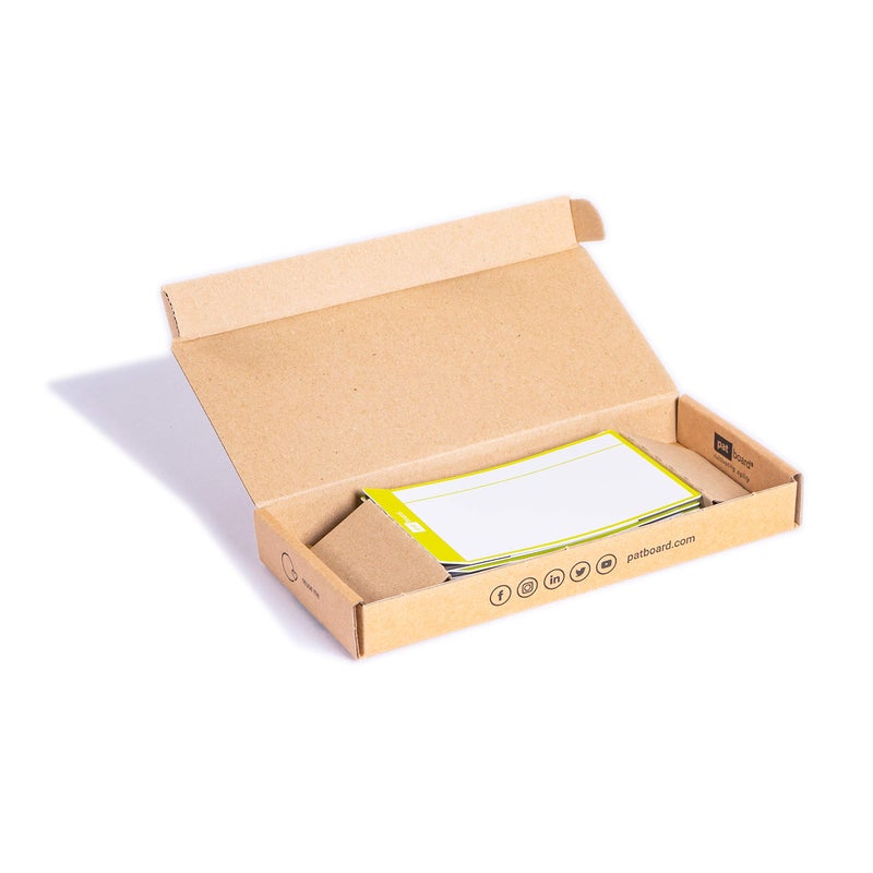 PATboard Scrum Board and Kanban Board Medium TASKcards Magnetic - Lime - Image 2